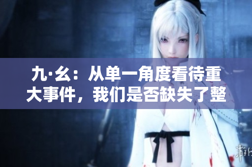 九·幺：从单一角度看待重大事件，我们是否缺失了整体思考？