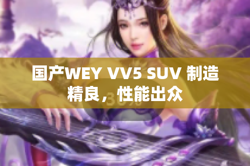 国产WEY VV5 SUV 制造精良，性能出众