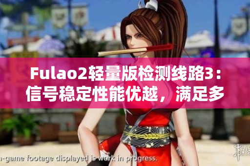 Fulao2轻量版检测线路3：信号稳定性能优越，满足多种需求