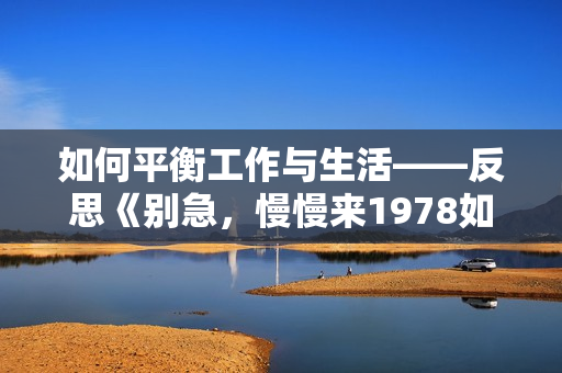 如何平衡工作与生活——反思《别急，慢慢来1978如如2》