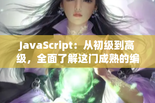 JavaScript：从初级到高级，全面了解这门成熟的编程语言