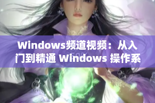 Windows频道视频：从入门到精通 Windows 操作系统