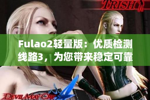 Fulao2轻量版：优质检测线路3，为您带来稳定可靠的网络连接(1)