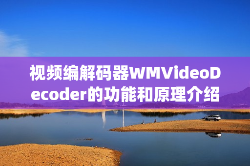 视频编解码器WMVideoDecoder的功能和原理介绍(1)