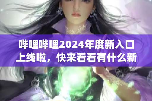 哔哩哔哩2024年度新入口上线啦，快来看看有什么新变化吧!(1)