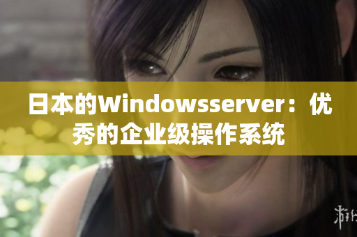 日本的Windowsserver：优秀的企业级操作系统