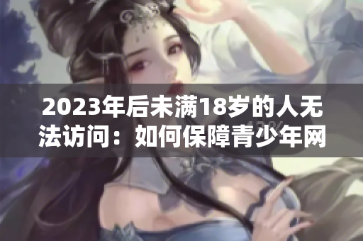 2023年后未满18岁的人无法访问：如何保障青少年网络安全？