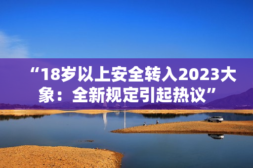 “18岁以上安全转入2023大象：全新规定引起热议”