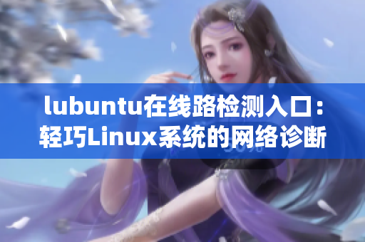 lubuntu在线路检测入口：轻巧Linux系统的网络诊断工具