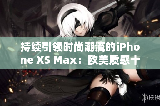 持续引领时尚潮流的iPhone XS Max：欧美质感十足