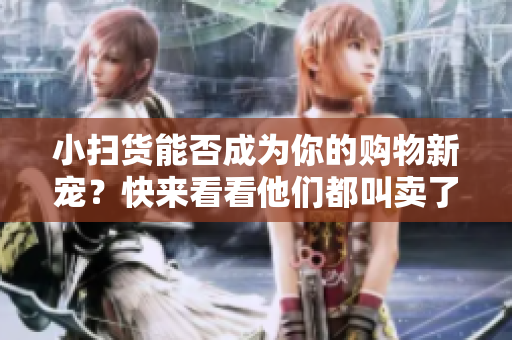 小扫货能否成为你的购物新宠？快来看看他们都叫卖了啥