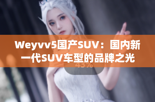 Weyvv5国产SUV：国内新一代SUV车型的品牌之光