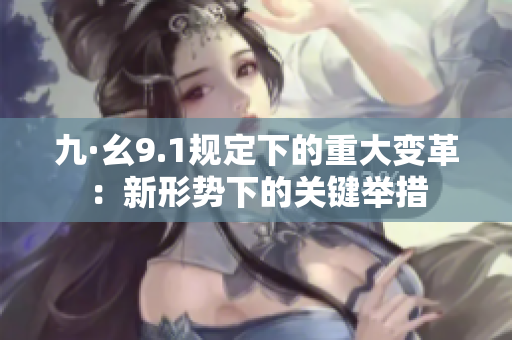 九·幺9.1规定下的重大变革：新形势下的关键举措