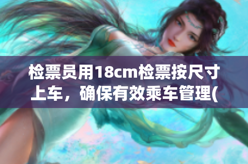 检票员用18cm检票按尺寸上车，确保有效乘车管理(1)