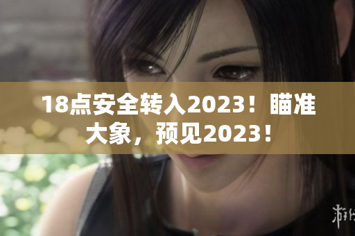 18点安全转入2023！瞄准大象，预见2023！