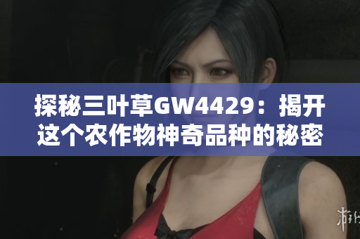 探秘三叶草GW4429：揭开这个农作物神奇品种的秘密