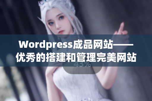 Wordpress成品网站——优秀的搭建和管理完美网站的完整指南