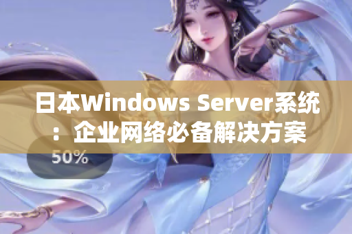 日本Windows Server系统：企业网络必备解决方案