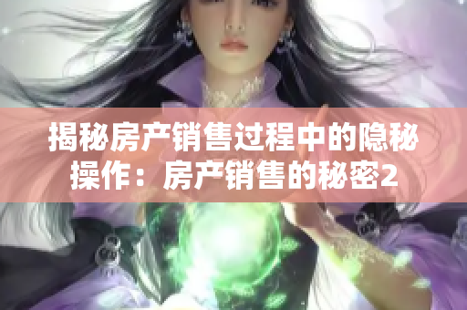 揭秘房产销售过程中的隐秘操作：房产销售的秘密2