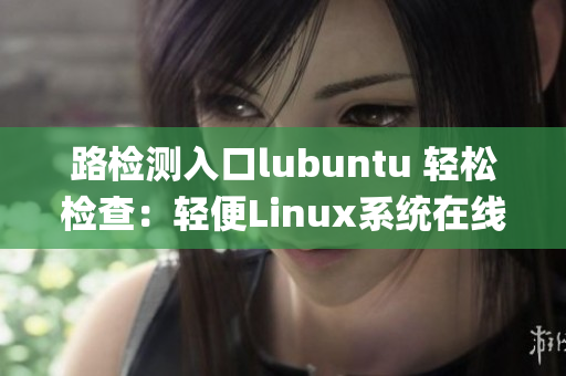 路检测入口lubuntu 轻松检查：轻便Linux系统在线检测(1)