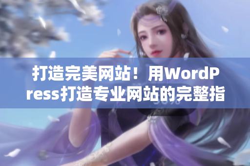 打造完美网站！用WordPress打造专业网站的完整指南