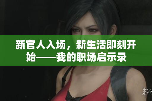 新官人入场，新生活即刻开始——我的职场启示录