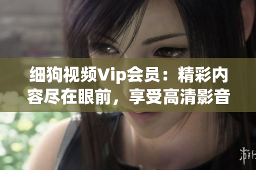 细狗视频Vip会员：精彩内容尽在眼前，享受高清影音乐趣无限(1)