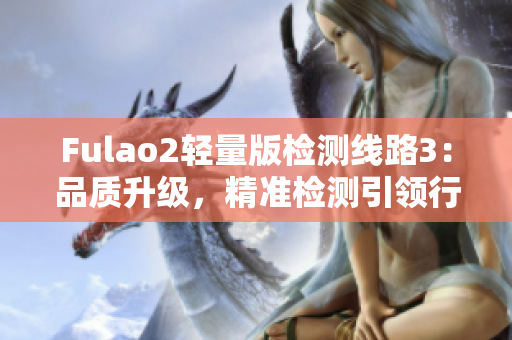 Fulao2轻量版检测线路3：品质升级，精准检测引领行业变革