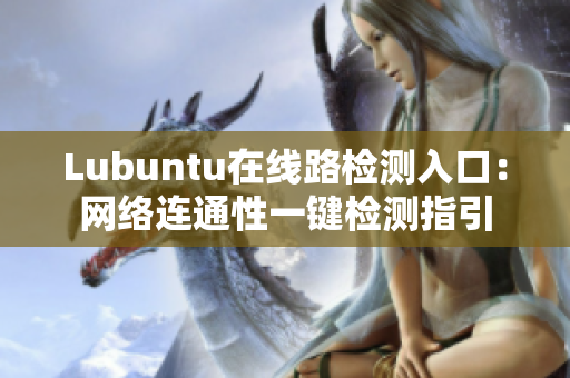 Lubuntu在线路检测入口：网络连通性一键检测指引