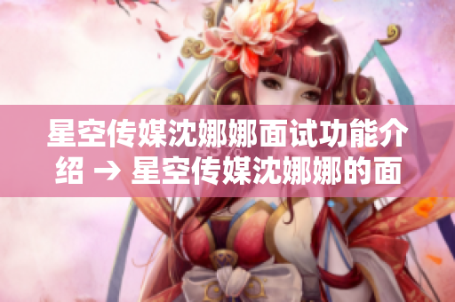 星空传媒沈娜娜面试功能介绍 → 星空传媒沈娜娜的面试新特点揭秘