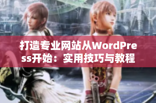 打造专业网站从WordPress开始：实用技巧与教程