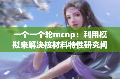 一个一个轮mcnp：利用模拟来解决核材料特性研究问题