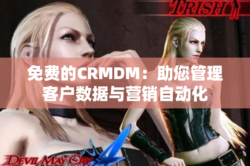 免费的CRMDM：助您管理客户数据与营销自动化