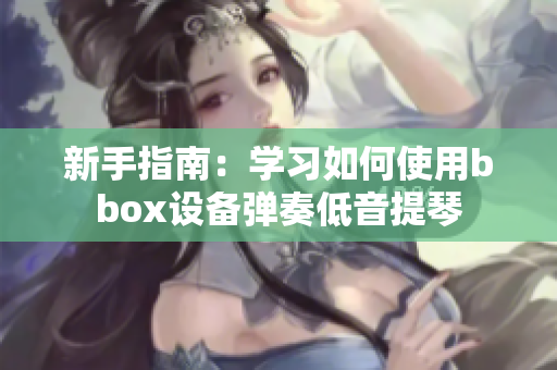 新手指南：学习如何使用bbox设备弹奏低音提琴