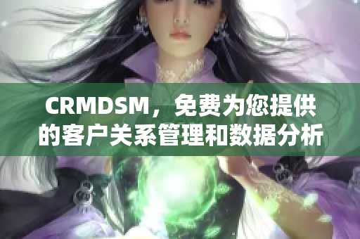 CRMDSM，免费为您提供的客户关系管理和数据分析解决方案