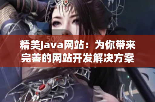 精美Java网站：为你带来完善的网站开发解决方案