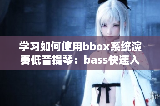 学习如何使用bbox系统演奏低音提琴：bass快速入门指南